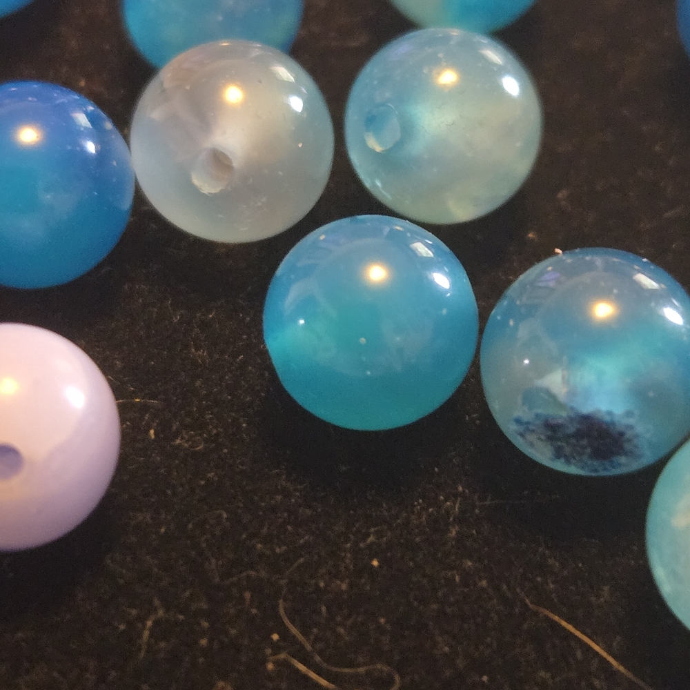 BLUE LACE AGATE GEMSTONE BEADS